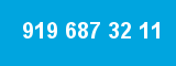 919 687 32 11 919 687 32 11